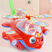 Baby Walker Push Toy – Plane & Car Push-Along Outdoor Toy for Toddlers