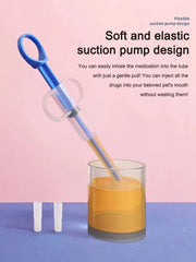 Pet Silicone Pill & Liquid Feeder – Reusable Dog & Cat Medicine Dispenser