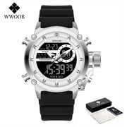 WWOOR Fashion Watches for Men Luxury Digital Design