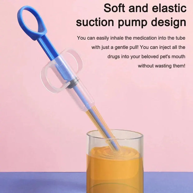 Pet Silicone Pill & Liquid Feeder – Reusable Dog & Cat Medicine Dispenser