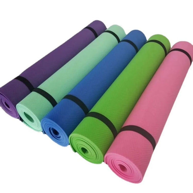 Anti-Skid EVA Yoga Mat – 3-6MM Thick Comfort Foam for Pilates & Gym Workout