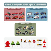 Large Airplane Toy with Mini Cars – Diecast Transport Aircraft Set
