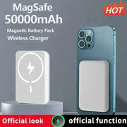 Original 1:1 MagSafe Magnetic Power Bank Wireless Charger for iPhone 12-15 Series