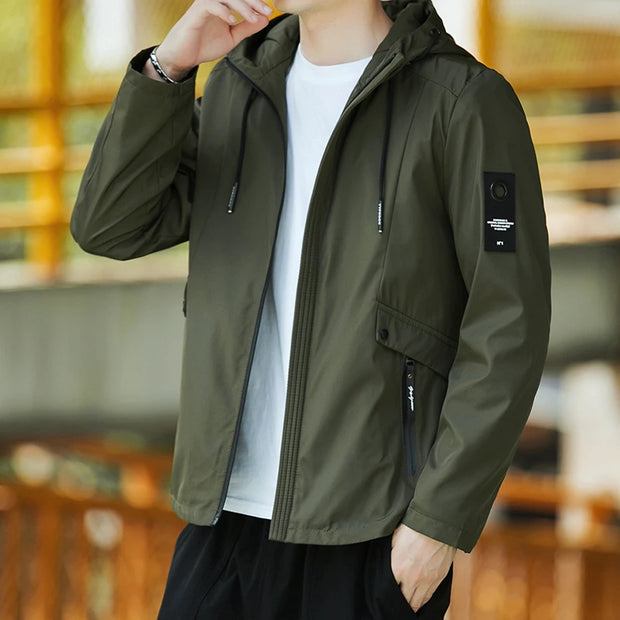 Men's Jackets Waterproof Military Hooded Jacket