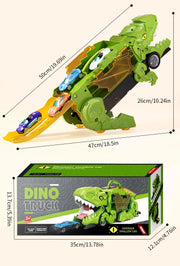 Dinosaur Track Toy Car Set – T-Rex Puzzle Playset for Kids 3-6