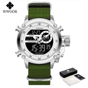WWOOR Fashion Watches for Men Luxury Digital Design