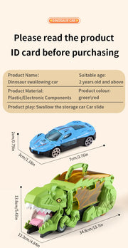 Dinosaur Track Toy Car Set – T-Rex Puzzle Playset for Kids 3-6