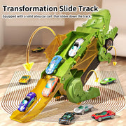 Dinosaur Track Toy Car Set – T-Rex Puzzle Playset for Kids 3-6