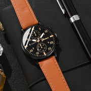 Men’s Hip Hop Luxury Watch – Fashion Sports Wristwatch & Bracelet Set