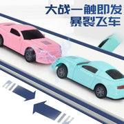 Children's Rebound Collision Explosion Car DIY Model Toy for Boys & Girls