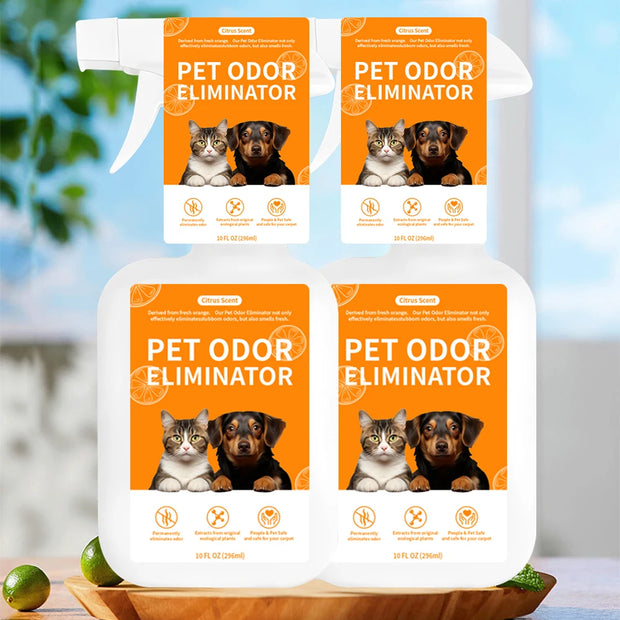 Pet Deodorant Spray – Odor Remover & Disinfectant for Dogs & Cats