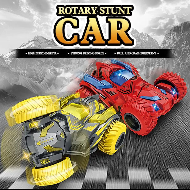 Stunt Spinning Pull-Back Car Toy – 360° Rotation for Kids & Toddlers