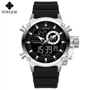 WWOOR Fashion Watches for Men Luxury Digital Design