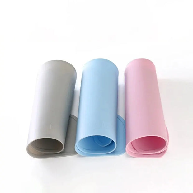 Non-Slip Waterproof Pet Feeding Mat – Silicone Placemat for Dogs & Cats