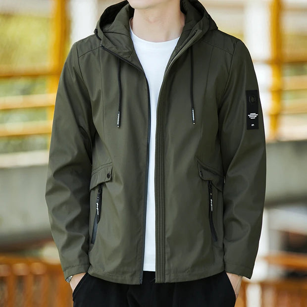 Men's Jackets Waterproof Military Hooded Jacket