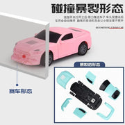 Children's Rebound Collision Explosion Car DIY Model Toy for Boys & Girls