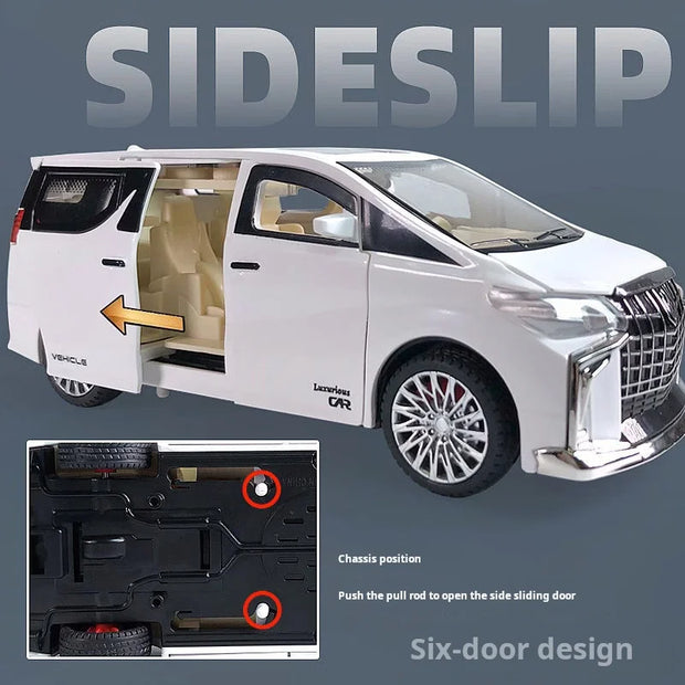 1:32 Pull-Back Inertia Car Toy – With Lights & Sound for Kids