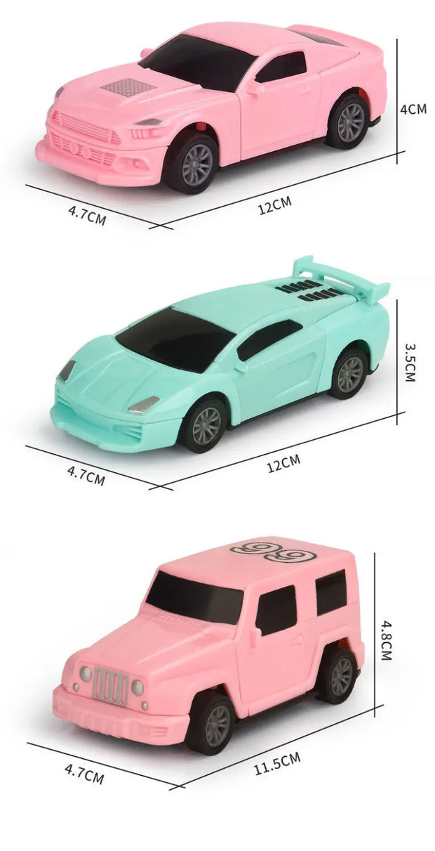 Children's Rebound Collision Explosion Car DIY Model Toy for Boys & Girls