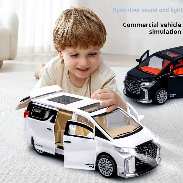 1:32 Pull-Back Inertia Car Toy – With Lights & Sound for Kids