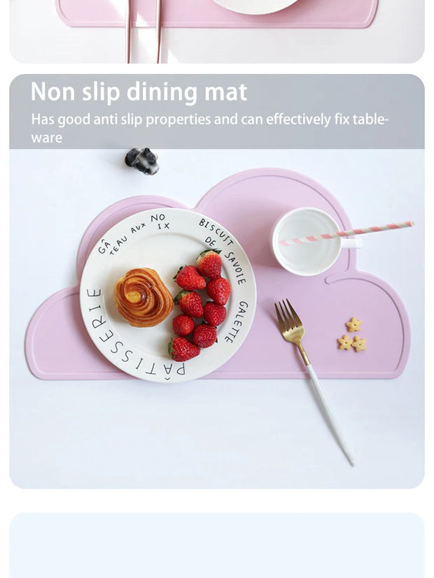 Non-Slip Waterproof Pet Feeding Mat – Silicone Placemat for Dogs & Cats