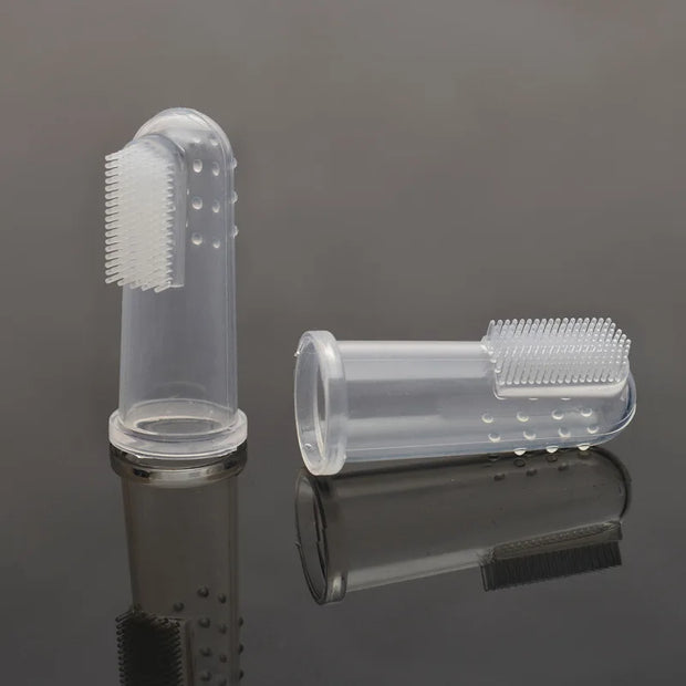 Pet Silicone Finger Toothbrush – Oral Cleaning for Dogs & Cats