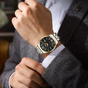 WLISTH Men’s Business Watch – Stainless Steel Quartz