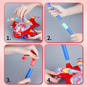 Baby Walker Push Toy – Plane & Car Push-Along Outdoor Toy for Toddlers