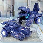 2-in-1 Dinosaur Transformation Car Toy – Action Collision Vehicle for Kids