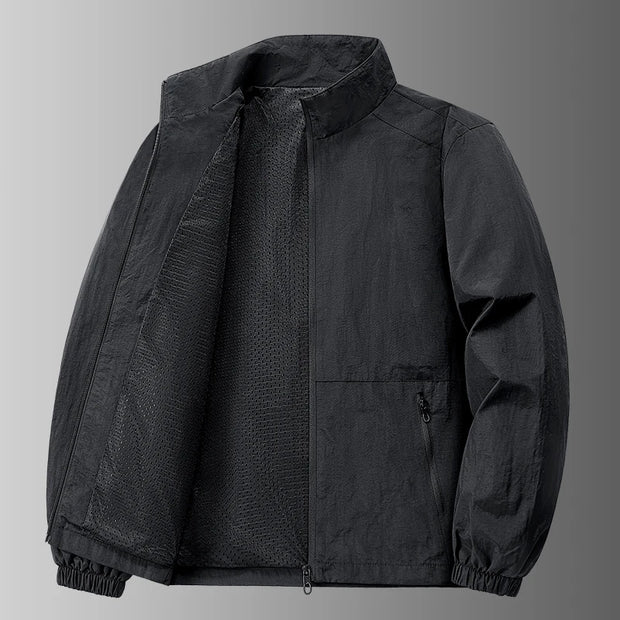 Men's jacket  spring and autumn thin casual sports jacket also windproof jacket