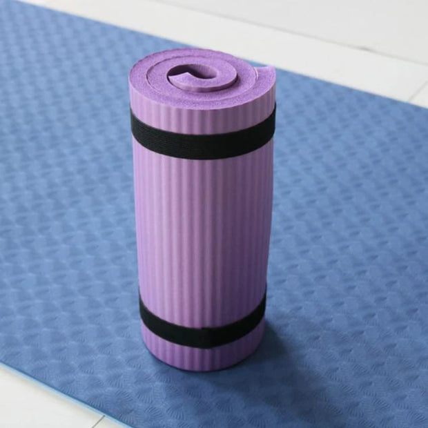 Thick Comfort Foam Yoga Pad – 60x25cm Non-Slip Mat for Pilates, Gym & Stretching