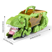 Dinosaur Track Toy Car Set – T-Rex Puzzle Playset for Kids 3-6