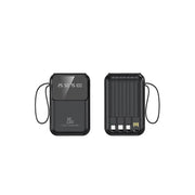 20000mAh Built-In Cable Power Bank – Fast Charging, Compact & High-Capacity