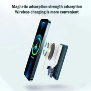 Original 1:1 MagSafe Magnetic Power Bank Wireless Charger for iPhone 12-15 Series