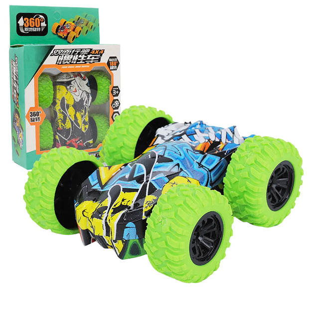 Kids Double-Sided Inertial Toy Car – Anti-Collision Off-Road Vehicle