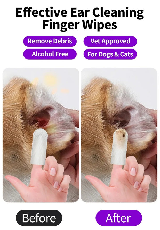 Pet Silicone Finger Toothbrush – Oral Cleaning for Dogs & Cats