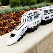 Kids DIY Electric Train Toy – High-Speed Railway with Sound & Light