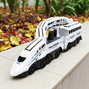 Kids DIY Electric Train Toy – High-Speed Railway with Sound & Light