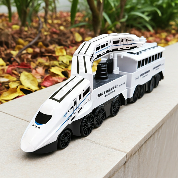 Kids DIY Electric Train Toy – High-Speed Railway with Sound & Light